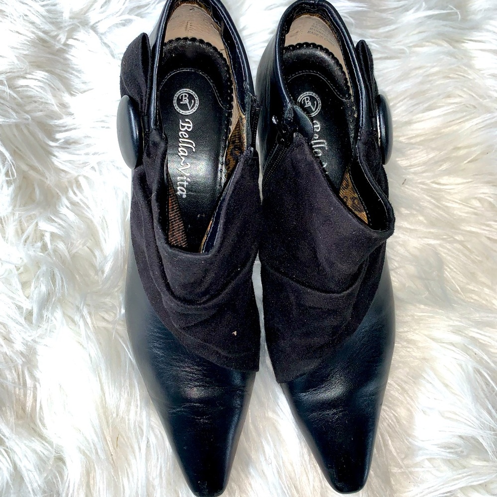 Cute black ankle booties